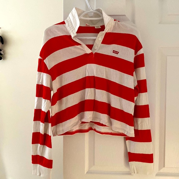 Women's Levi's® Striped Rugby Shirt - Picture 1 of 4